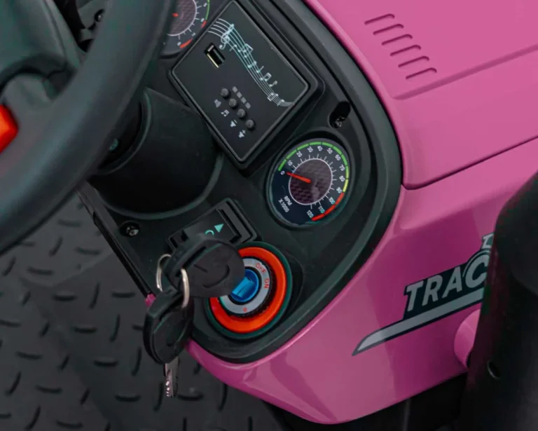 Grow 1804 Traktor Na Akumulator Ružičasti 13