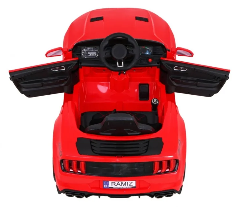 Gt Sport Automobil Na Baterije Za Djecu Crveni + Daljinski Upravljač + Spori Start + Prtljažnik + Mp3 Led, Crvena 10