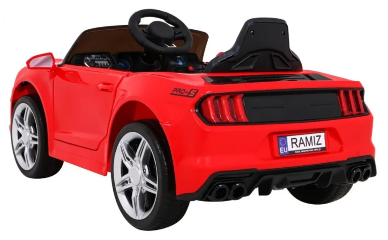 Gt Sport Automobil Na Baterije Za Djecu Crveni + Daljinski Upravljač + Spori Start + Prtljažnik + Mp3 Led, Crvena 5
