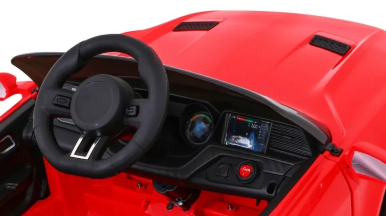 Gt Sport Automobil Na Baterije Za Djecu Crveni + Daljinski Upravljač + Spori Start + Prtljažnik + Mp3 Led, Crvena 8