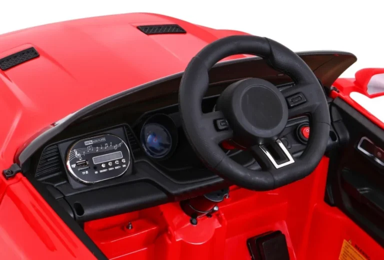 Gt Sport Automobil Na Baterije Za Djecu Crveni + Daljinski Upravljač + Spori Start + Prtljažnik + Mp3 Led, Crvena 9