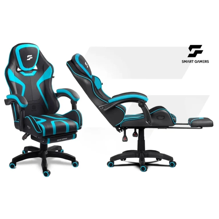 Gaming Stolica Sofotel Specter, Okretna, S Osloncem Za Noge, Plava 2