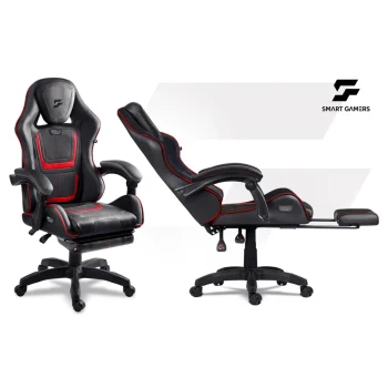 Gaming Stolica Sofotel Specter, Okretna, S Osloncem Za Noge, Siva, Var. 242901 2