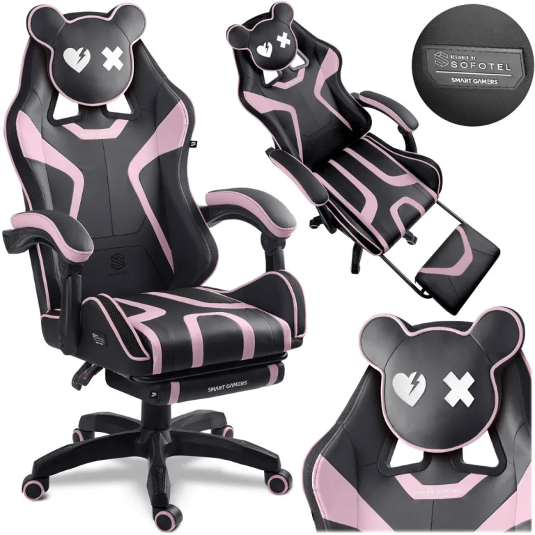 Gaming Stolica Sofotel Specter, Okretna, S Osloncem Za Noge, Siva, Var. 242903 1