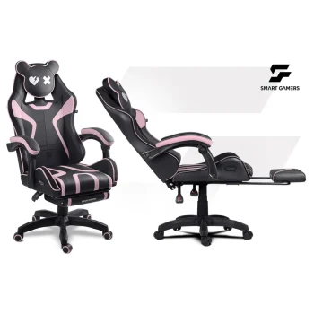 Gaming Stolica Sofotel Specter, Okretna, S Osloncem Za Noge, Siva, Var. 242903 2