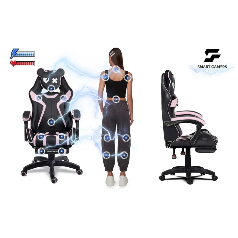 Gaming Stolica Sofotel Specter, Okretna, S Osloncem Za Noge, Siva, Var. 242903 3