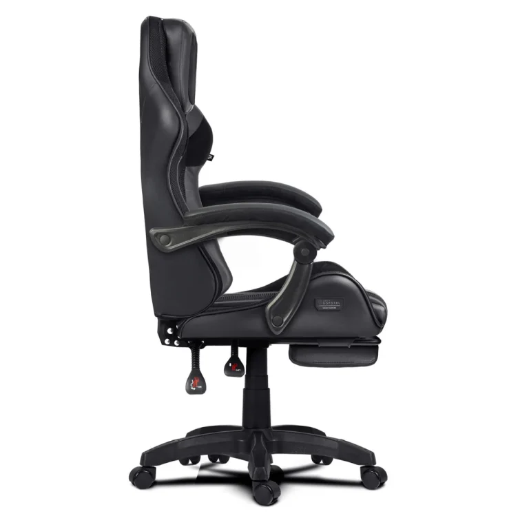 Gaming Stolica Sofotel Specter, Okretna, S Osloncem Za Noge, Siva 17