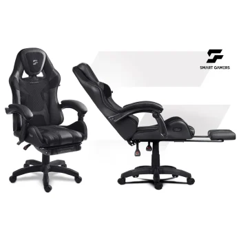 Gaming Stolica Sofotel Specter, Okretna, S Osloncem Za Noge, Siva 2