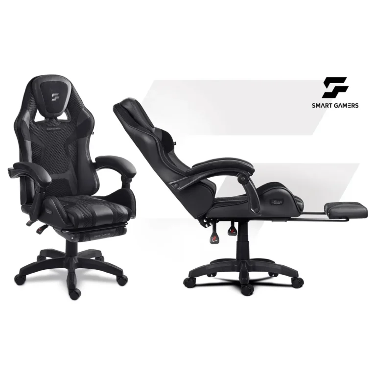 Gaming Stolica Sofotel Specter, Okretna, S Osloncem Za Noge, Siva 2