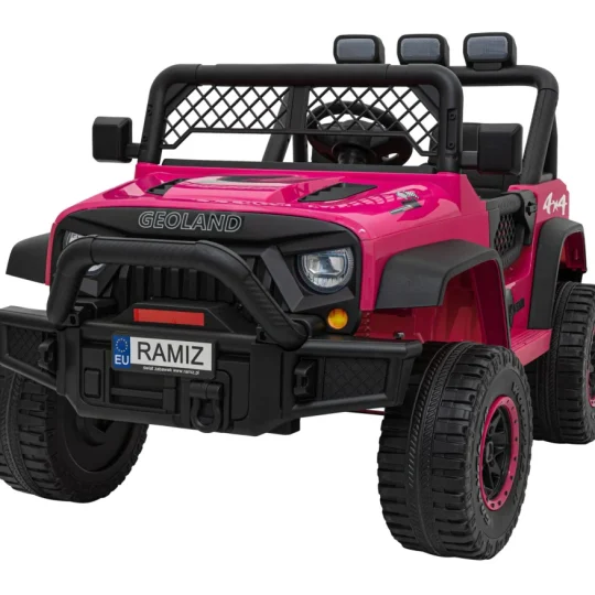 Geoland Power Terenski Auto Za 2 Djece, Ružičasti 1