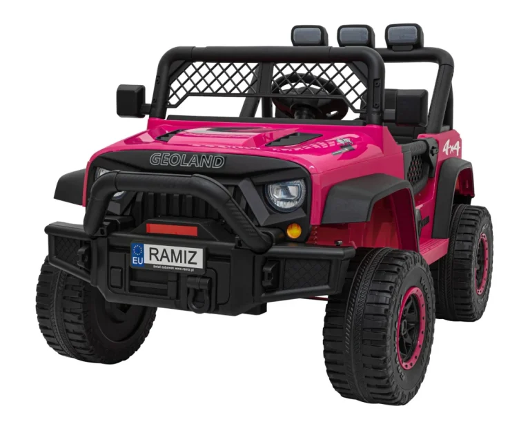 Geoland Power Terenski Auto Za 2 Djece, Ružičasti 1