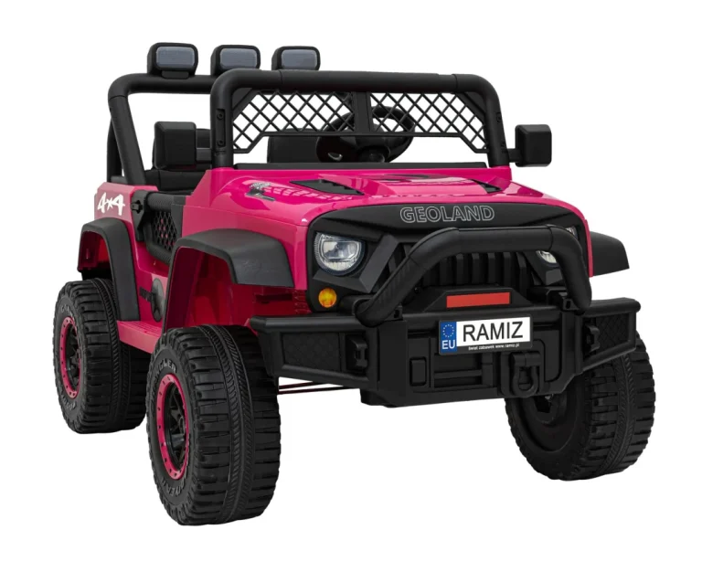 Geoland Power Terenski Auto Za 2 Djece, Ružičasti 5