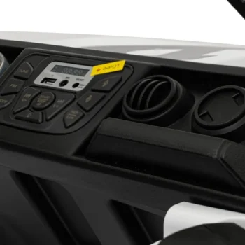 Geoland Power Terenski Automobil Za 2 Djece Bijeli + Daljinski Upravljač + 2x200w Motora + Prtljažnik + Mp3 Radio + Led, Bijela 10