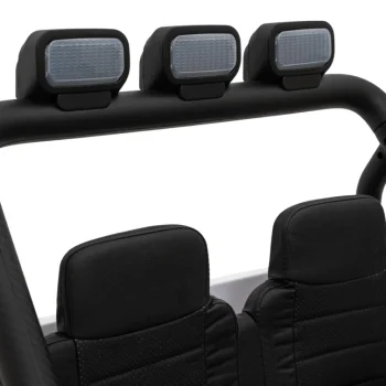 Geoland Power Terenski Automobil Za 2 Djece Bijeli + Daljinski Upravljač + 2x200w Motora + Prtljažnik + Mp3 Radio + Led, Bijela 14