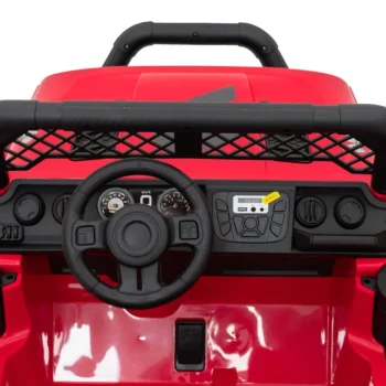 Geoland Power Terenski Automobil Za 2 Djece Crveni + Daljinski Upravljač + 2x200w Motora + Prtljažnik + Mp3 Radio + Led, Crvena 12