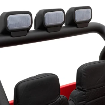 Geoland Power Terenski Automobil Za 2 Djece Crveni + Daljinski Upravljač + 2x200w Motora + Prtljažnik + Mp3 Radio + Led, Crvena 15