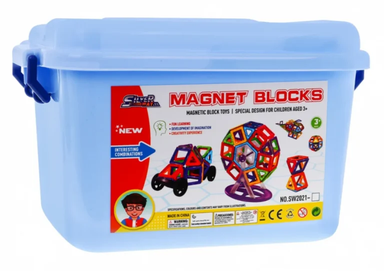 Giga Set Magnetskih Blokova 248 Komada, Crvena 9