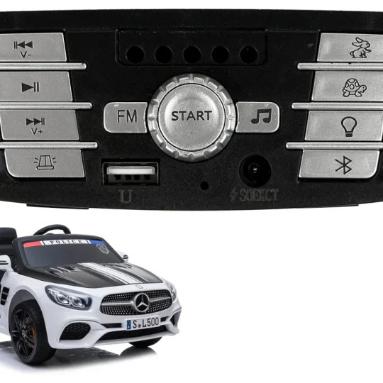 Glazbena Ploča Za Mercedes Sl500 Policija Na Akumulator 1