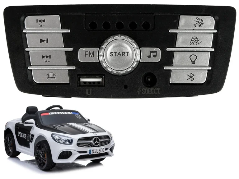Glazbena Ploča Za Mercedes Sl500 Policija Na Akumulator 1