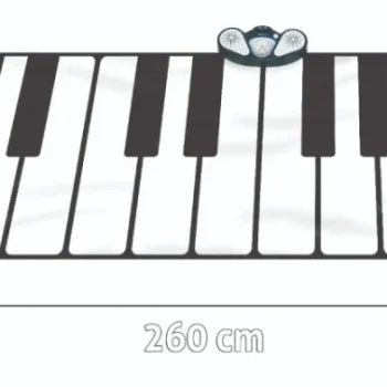 Glazbena Podloga Klavijatura Xxl 260 × 74 Cm 3