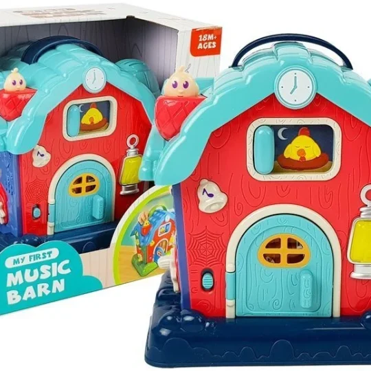 Glazbena štala S životinjama I Zvukovima Ružičasta 1