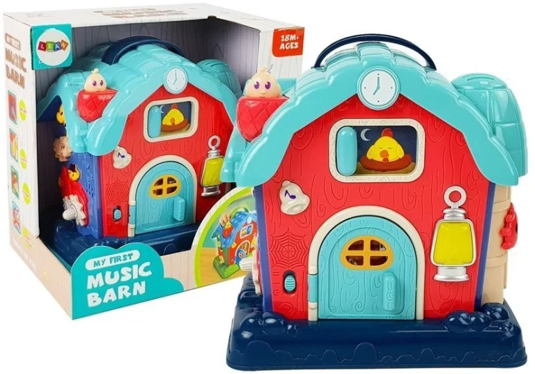 Glazbena štala S životinjama I Zvukovima Ružičasta 1