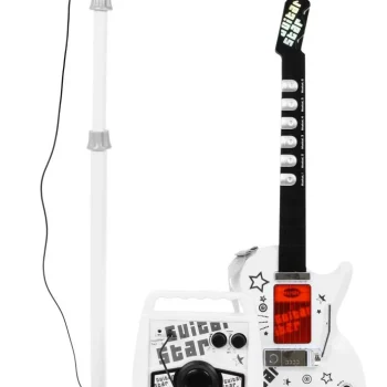 Glazbeni Set Za Djecu 6+ Električna Gitara + Pojačalo + Mikrofon 3