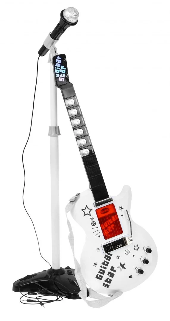 Glazbeni Set Za Djecu 6+ Električna Gitara + Pojačalo + Mikrofon 4