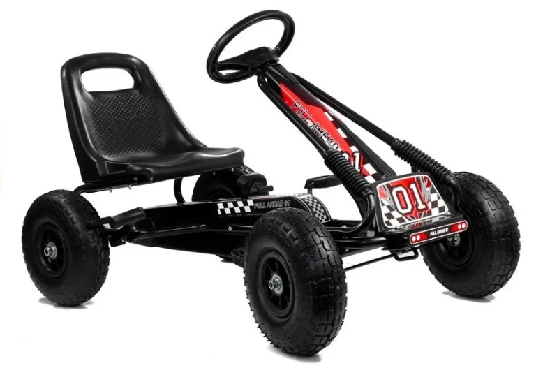 Go Kart A 15 Crni S Pumpanim Kotačima 1