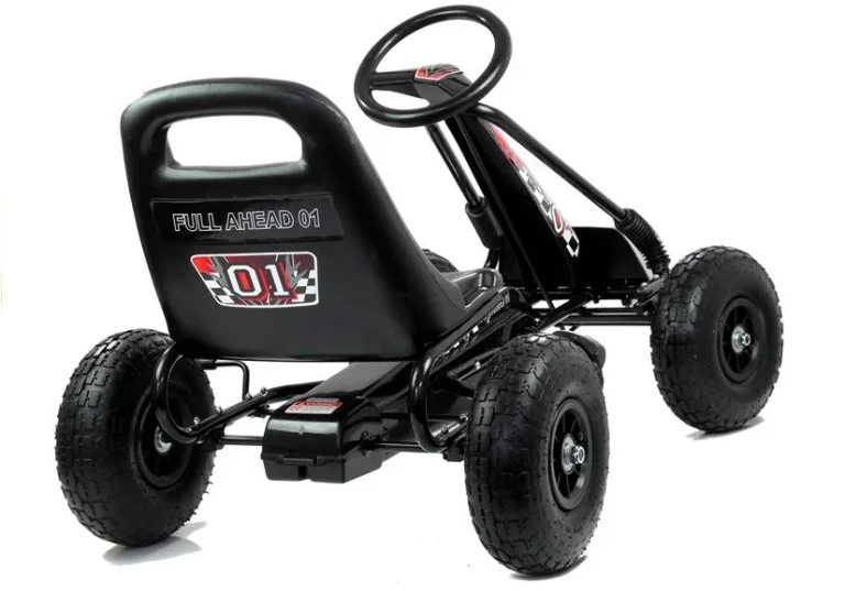Go Kart A 15 Crni S Pumpanim Kotačima 3