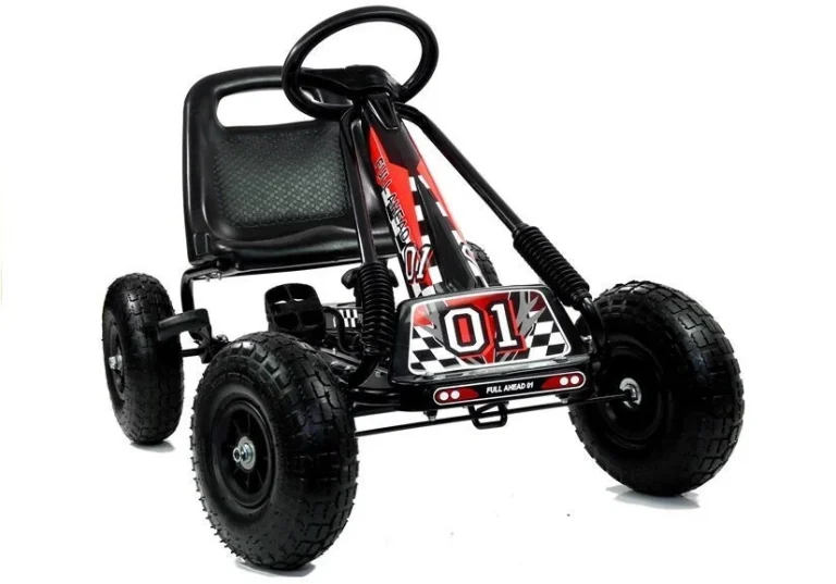 Go Kart A 15 Crni S Pumpanim Kotačima 5