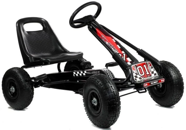 Go Kart A 15 Crni S Pumpanim Kotačima 6