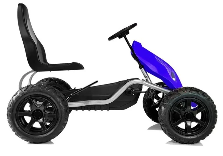 Go Kart Na Pedale B012, Plavi, Kotači Ø 34 Cm 2