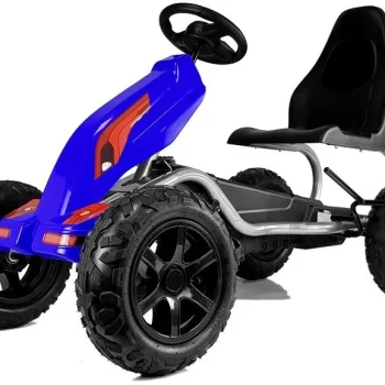 Go Kart Na Pedale B012, Plavi, Kotači Ø 34 Cm 3