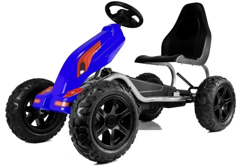 Go Kart Na Pedale B012, Plavi, Kotači Ø 34 Cm 3