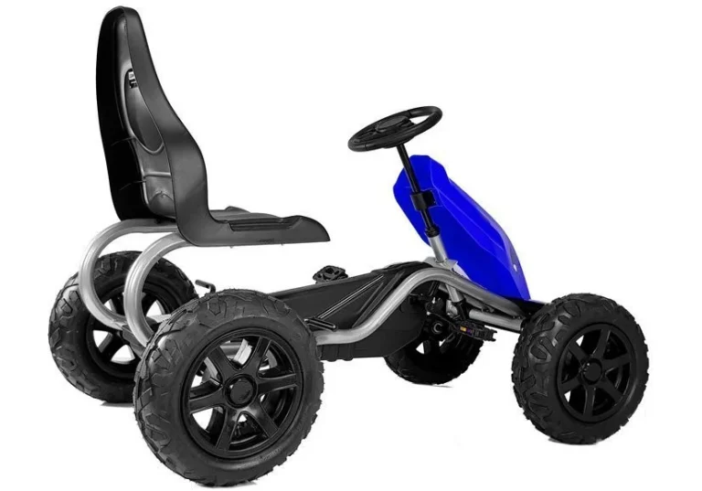 Go Kart Na Pedale B012, Plavi, Kotači Ø 34 Cm 4