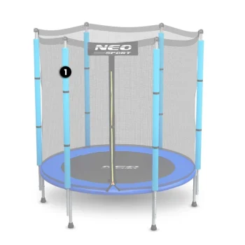 Gornji Stup Trampolina Neo Sport, Vanjska Mreža, Ø 1,4 M, Plavi 2