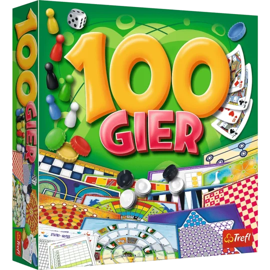 Gra Planszowa 100 Gier Trefl 02117 1