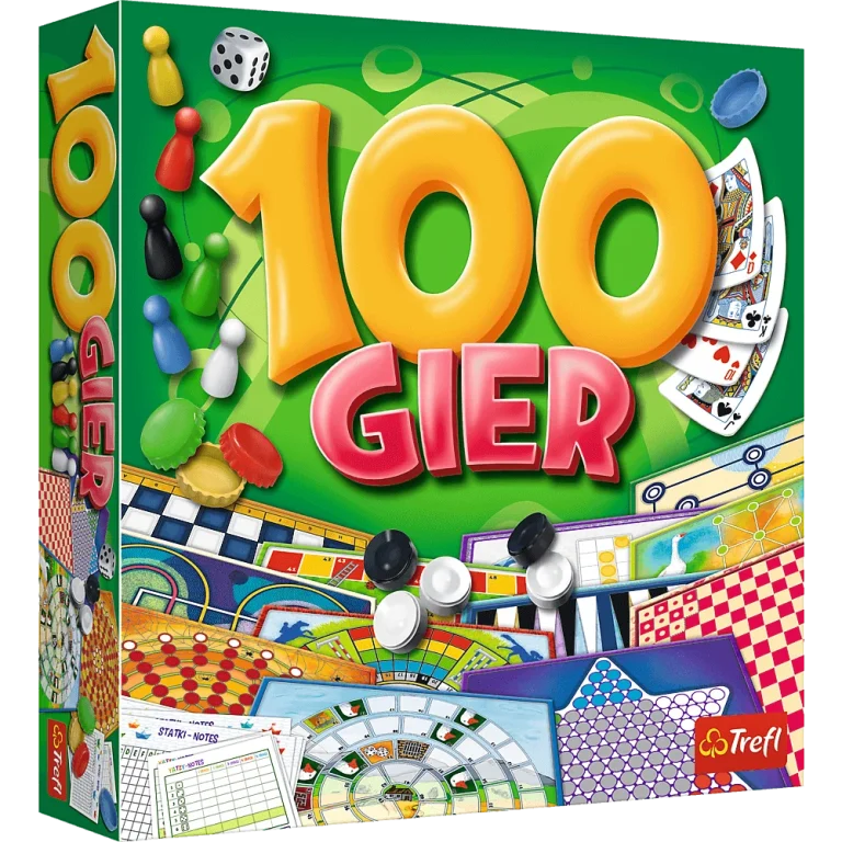 Gra Planszowa 100 Gier Trefl 02117 1