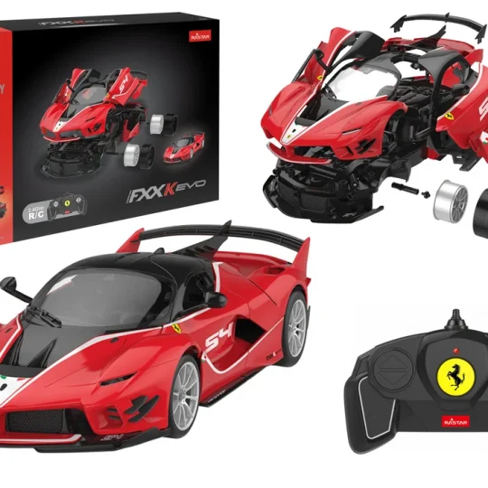 Gradbeni Blokovi Rastar Rc Ferrari Fxxk Evo, Crveni, 1:18, 88 Komada 1