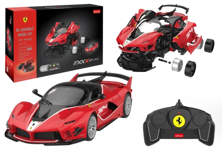 Gradbeni Blokovi Rastar Rc Ferrari Fxxk Evo, Crveni, 1:18, 88 Komada 1