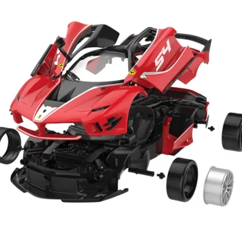 Gradbeni Blokovi Rastar Rc Ferrari Fxxk Evo, Crveni, 1:18, 88 Komada 2