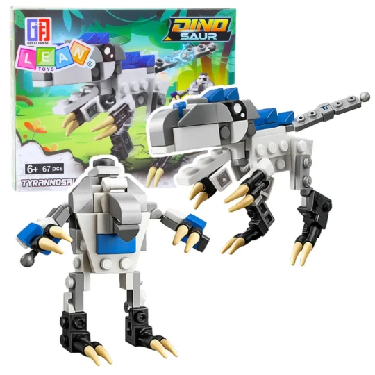 Građevinske Kocke 2u1 Robot I Tiranosaur Rex 67 Kom 1