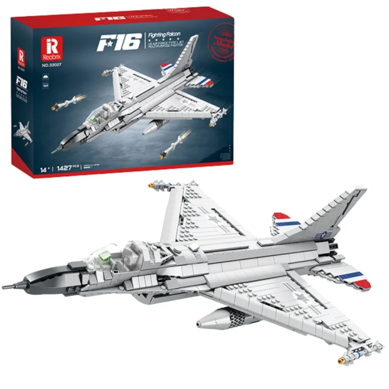 Građevinske Kocke F 16 Fighting Falcon 1427 Dijelova 1