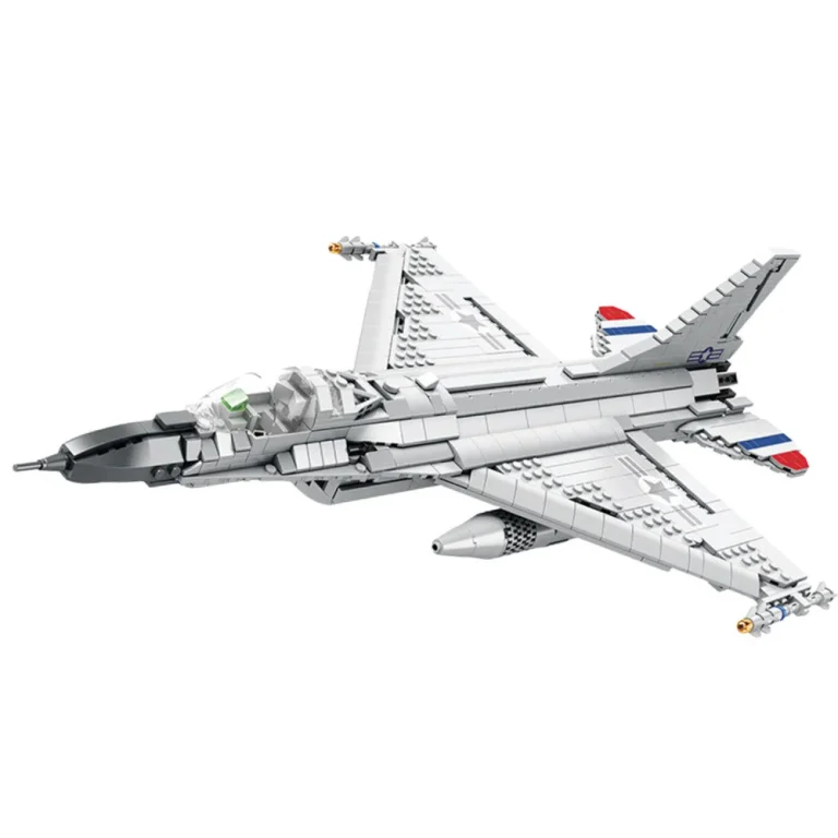 Građevinske Kocke F 16 Fighting Falcon 1427 Dijelova 2