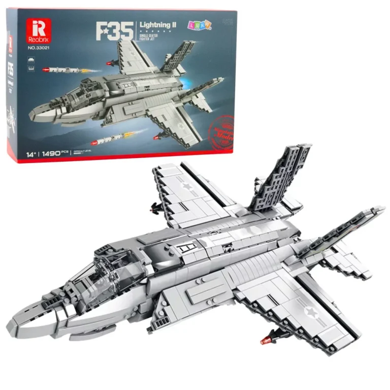 Građevinske Kocke F 35 Lightning Ii Sivi 1490 Kom 1