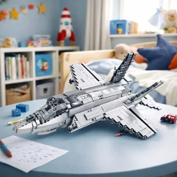 Građevinske Kocke F 35 Lightning Ii Sivi 1490 Kom 3