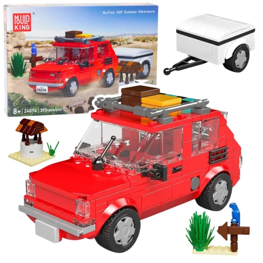 Građevinske Kocke Fiat 126p Maluch S Prikolicom 393 Dijela 1