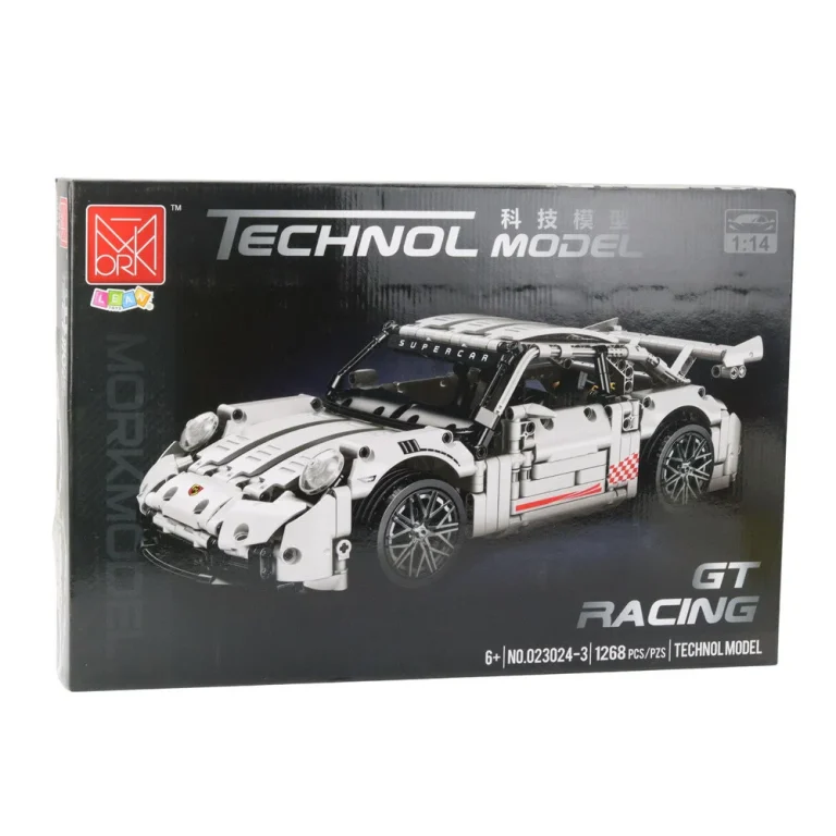 Građevinske Kocke Gt Trkaći Auto Bijeli 1:14 1268 Kom 3