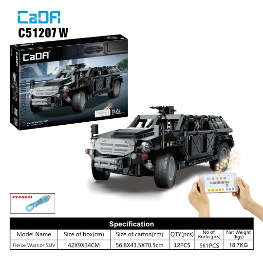 Građevinske Kocke Rc Policijski Suv 561 Dijelova 6+ 1